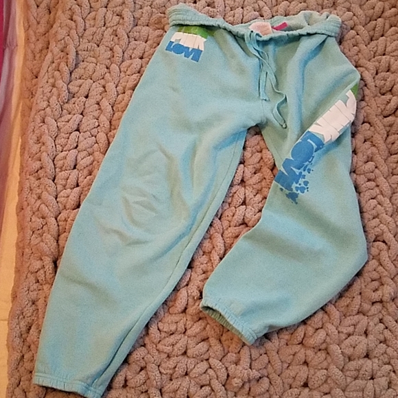 Victoria's Secret PINK My Favorite Sweats Blue SM - Picture 1 of 6